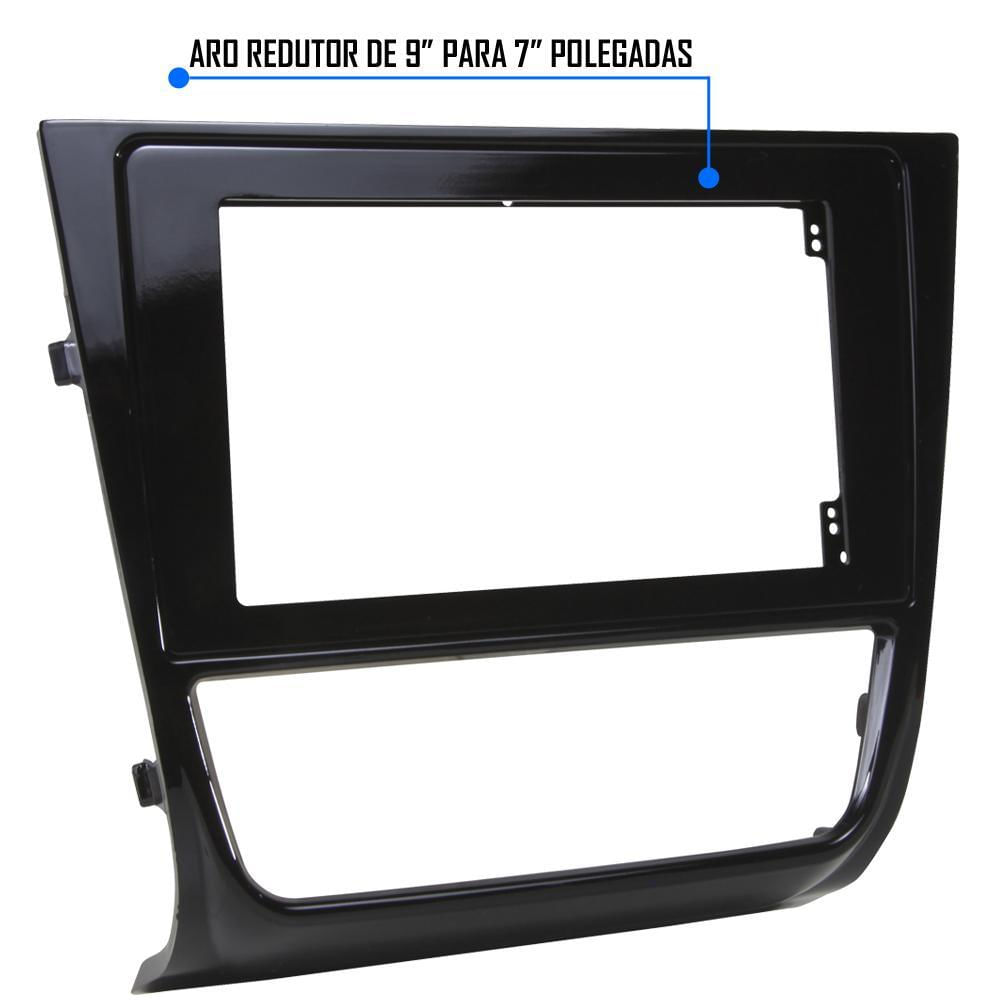 Moldura De Painel 2 Din 9 Polegadas Vw Gol Saveiro Voyage G6