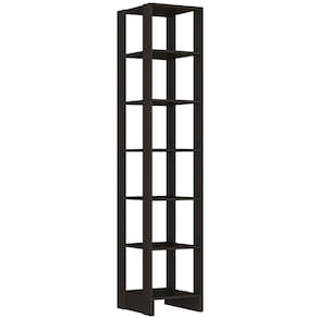 Miniatura Armário Closet Nova Mobile Slim Yes com 6 Prateleiras Grafite