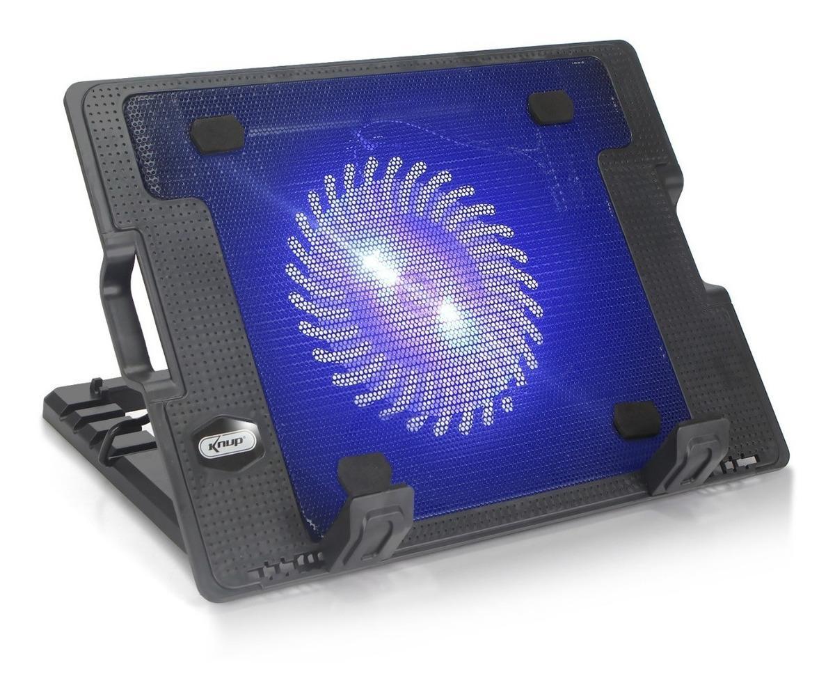 Miniatura Suporte Base Cooler Notebook 9 À 17 Polegadas Inclinável Led