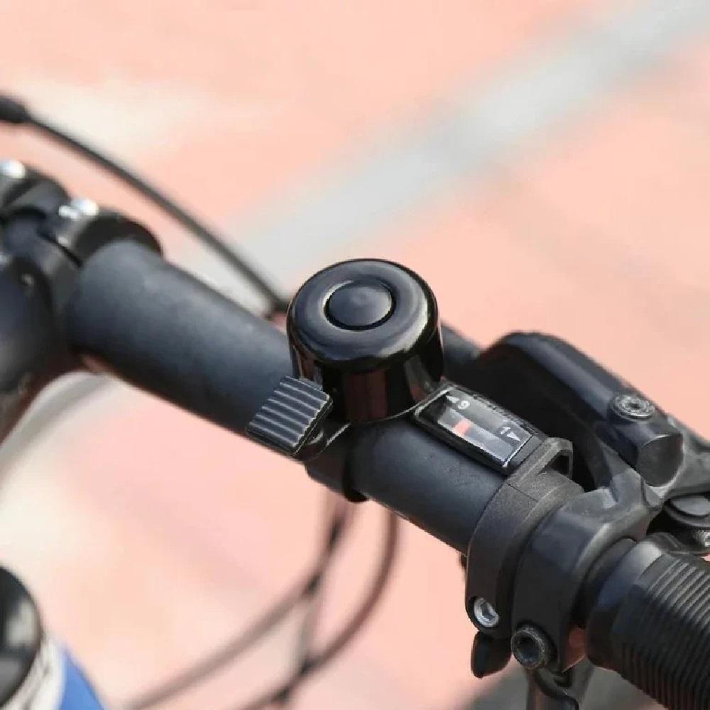 Buzina Campainha Para Bike Com Design Vintage Som Trim Trim Sino Bicicleta Adulto Infantil Preta