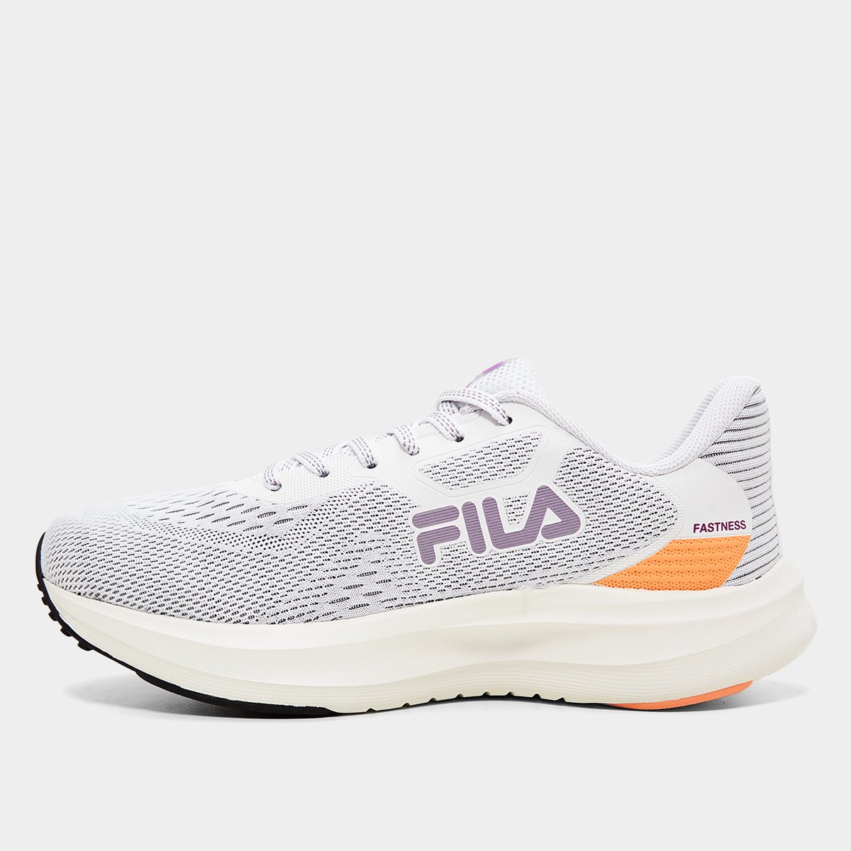 Tênis Fila Fastness Feminino Branco+Laranja - 34