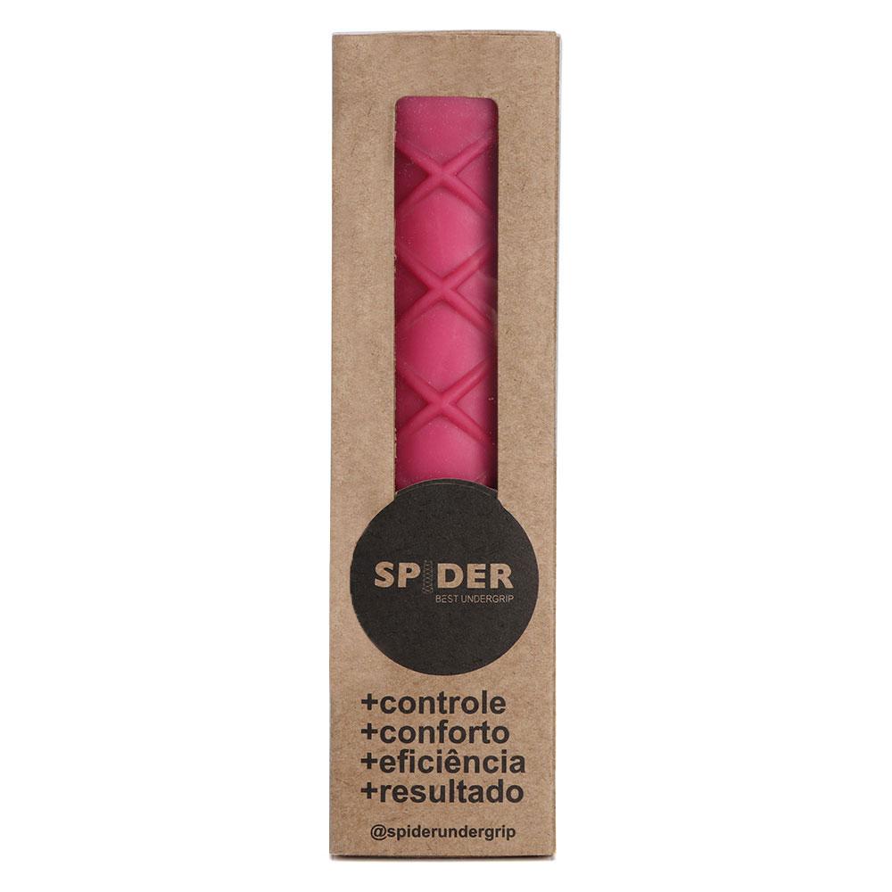 Miniatura Undergrip Spider Fino com Copinho Punho para Raquetes Beach Tennis e Padel Rosa