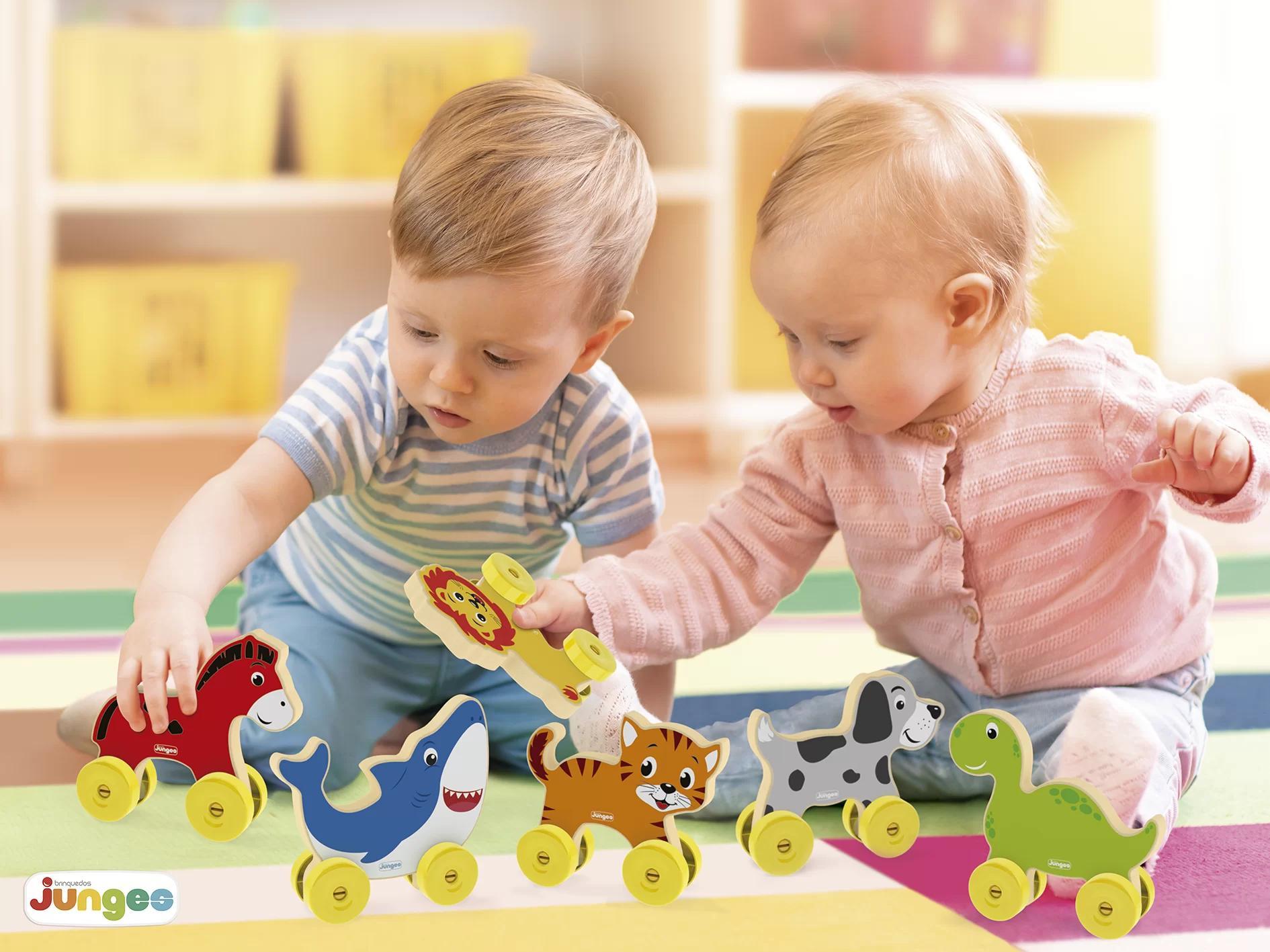 Miniatura Kit De Brinquedos Educativos Primeira Infância 1 Anos +
