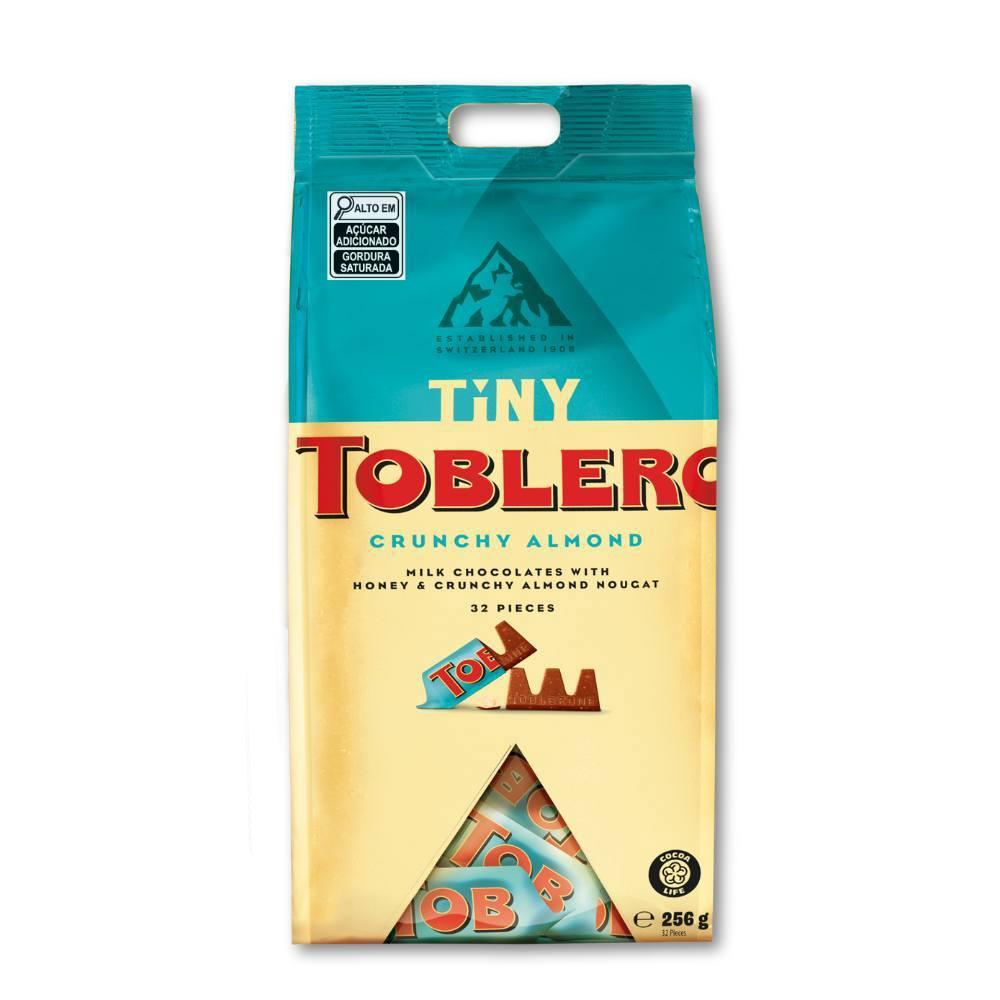 Miniatura Mini Toblerone Tiny Crunchy Almond Bag 256G