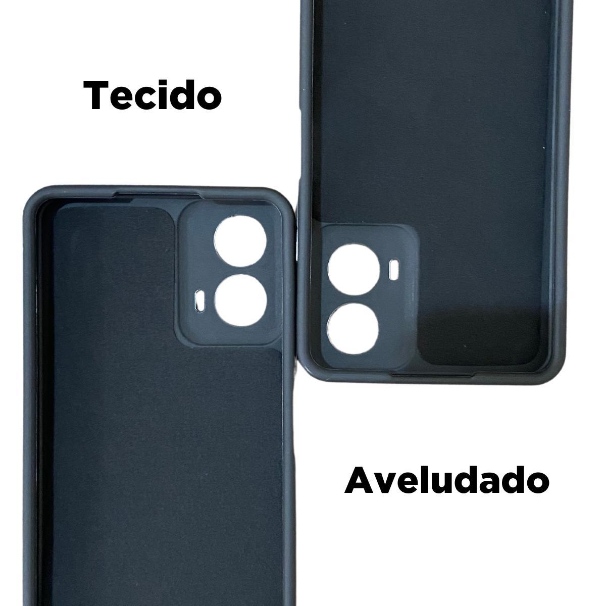 Miniatura Capinha Preto Moto G24 + Cabo Tipo-C 2 Metros+Pelicula 3D