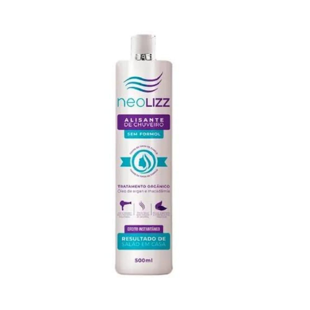 Miniatura Neolizz Alisante De Chuveiro Sem Formol 500Ml