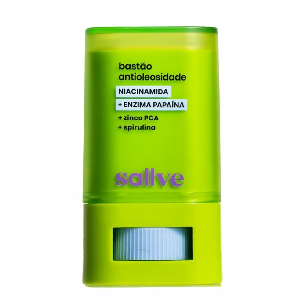 Miniatura Bastão Facial Antioleosidade Sallve 15g