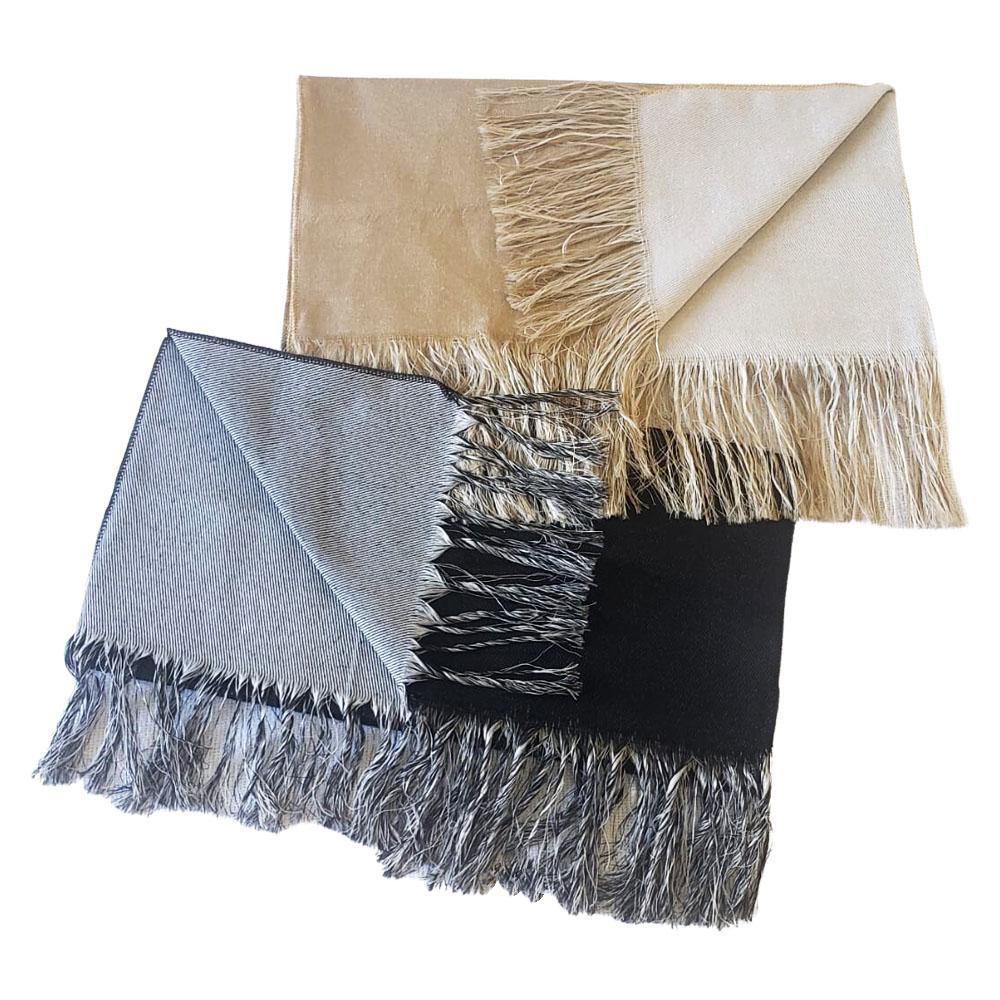 Cachecol Lenço Para O Frio Echarpe Pashmina Peseira Preto