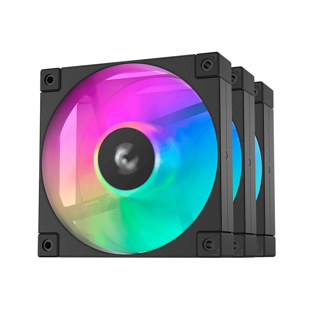 Miniatura Kit 3 Fans Deepcool Fd12 Argb Preto 120Mm R-Fd12-Bkapn3-G