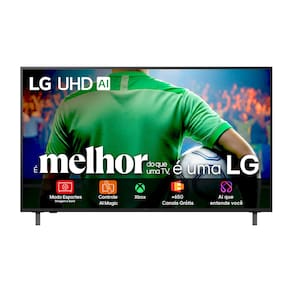 Miniatura Smart TV 4K 50" LG Ultra HD 50UA8550PSA com Processador a7 Gen8 AI, Otimizador de Jogos, Wi-Fi, Bluetooth, webOS 25 e Controle Smart Magic