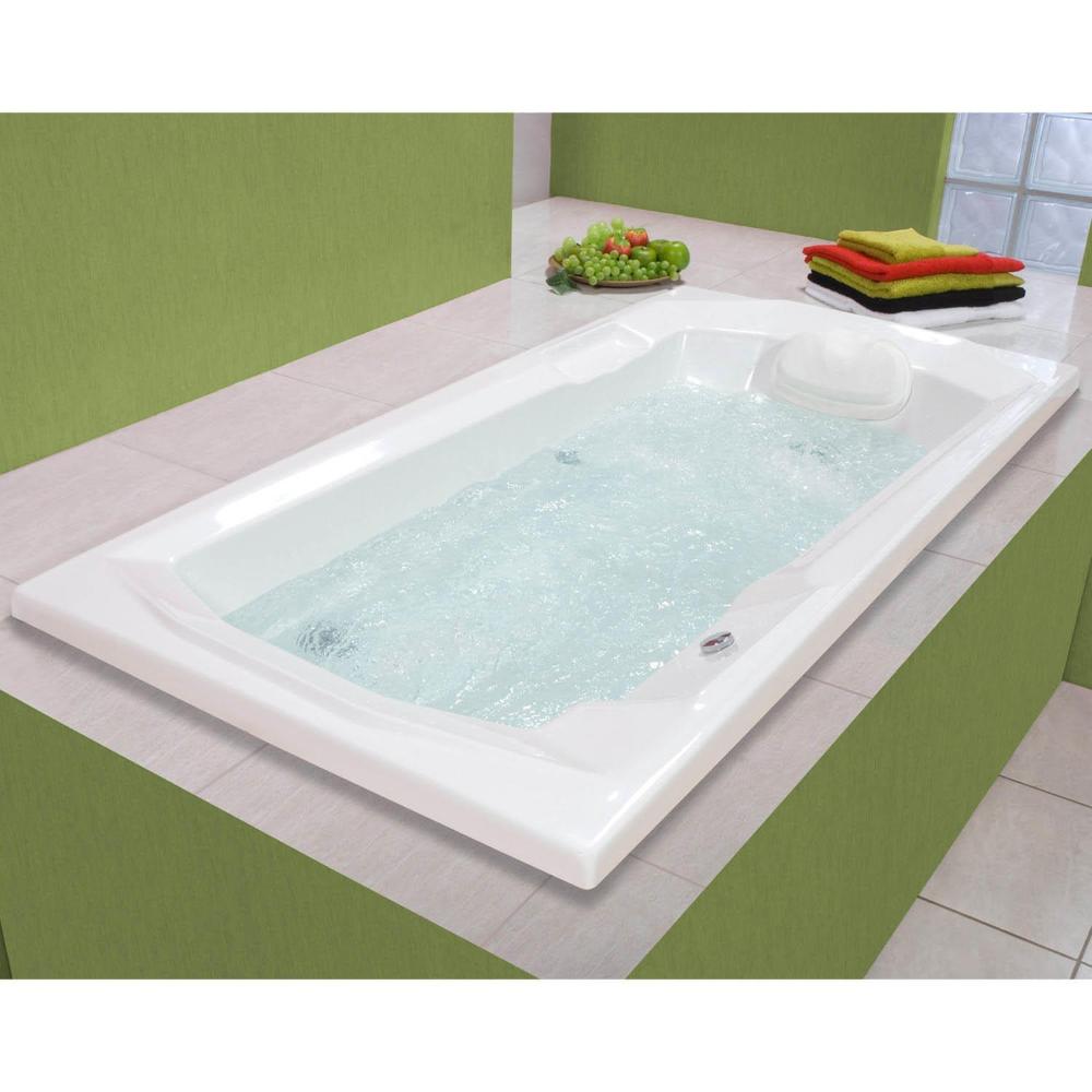 Miniatura Banheira Hidromassagem Astra Prima Super Luxo 150cmx90cmx44cm - 04 Jatos Branco Gel-Coat P2 Sem Aquecedor 110V