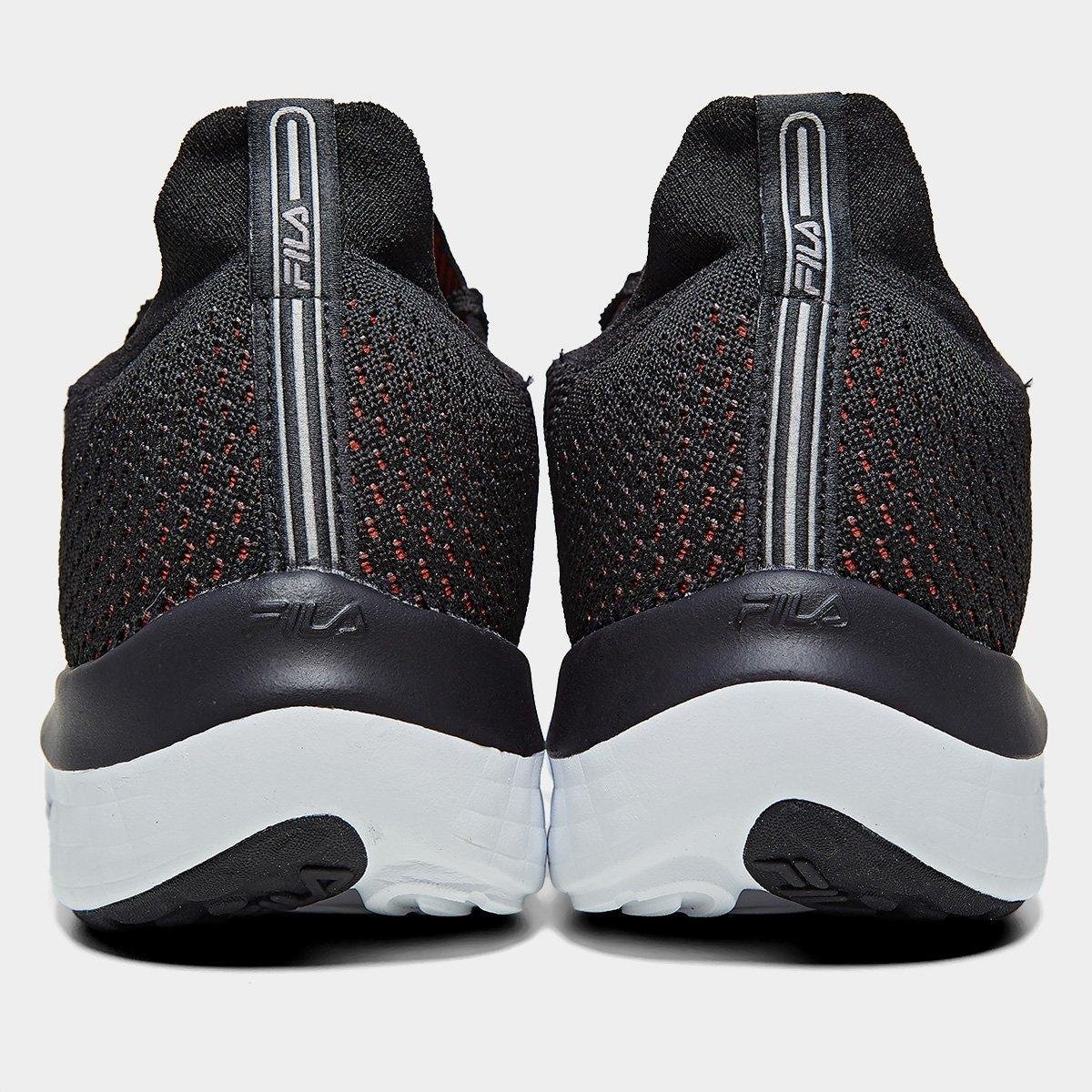 Miniatura Tênis Fila Go Trainer Masculino Preto+Vermelho - 38