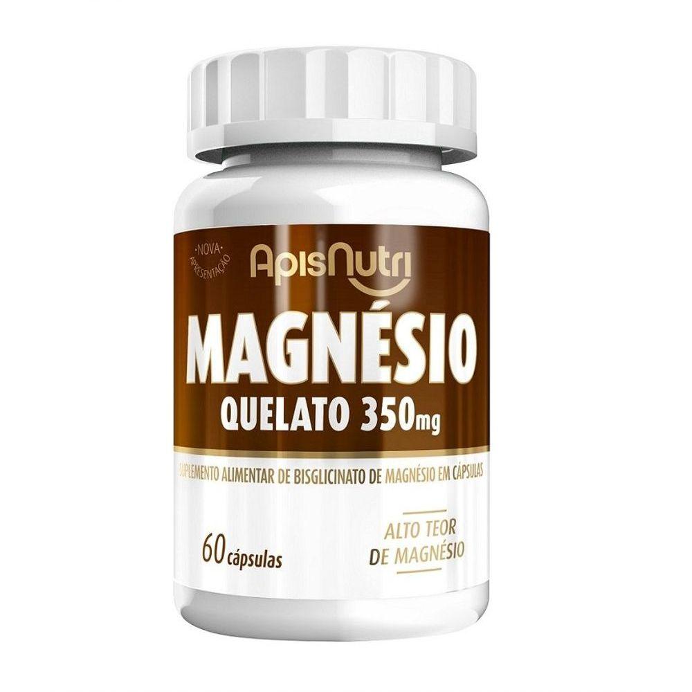 Miniatura Magnésio Quelato 350mg (60 Caps) - Padrão: único