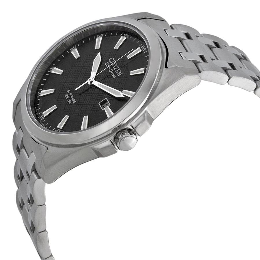 Miniatura Relógio Citizen Eco Drive Corso Clássico Preto Bm7100-59E