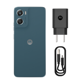 Smartphone Motorola Moto g06 4G Tela 6,9” 128GB Câmera 50MP Azul Marinho