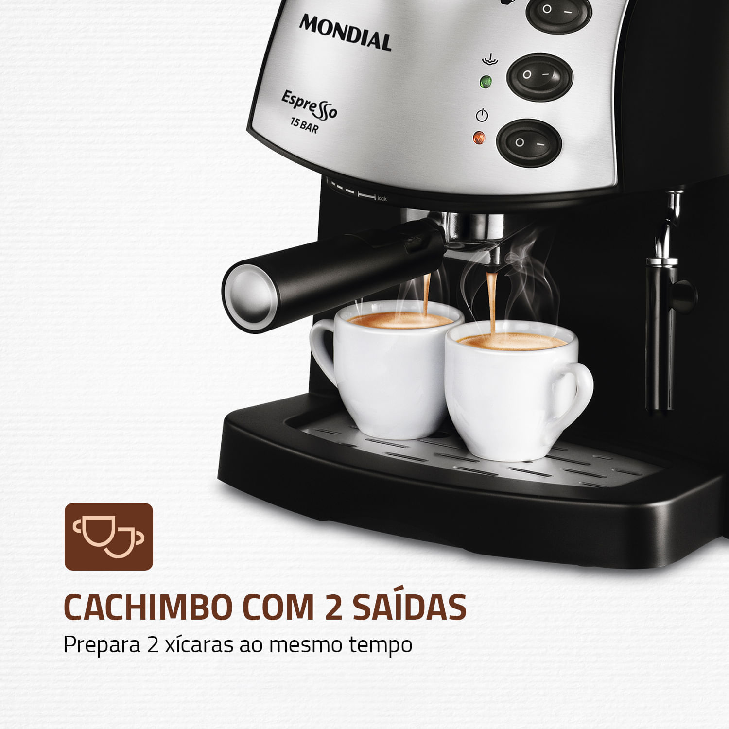 Miniatura Máquina de Café Expresso Mondial C-08 127V