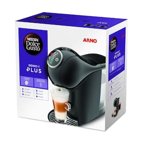 Máquina de Café Arno Nescafé Dolce Gusto Genio S Plus DGS2 Multi bebidas, Digital e Automática - Preta 110V