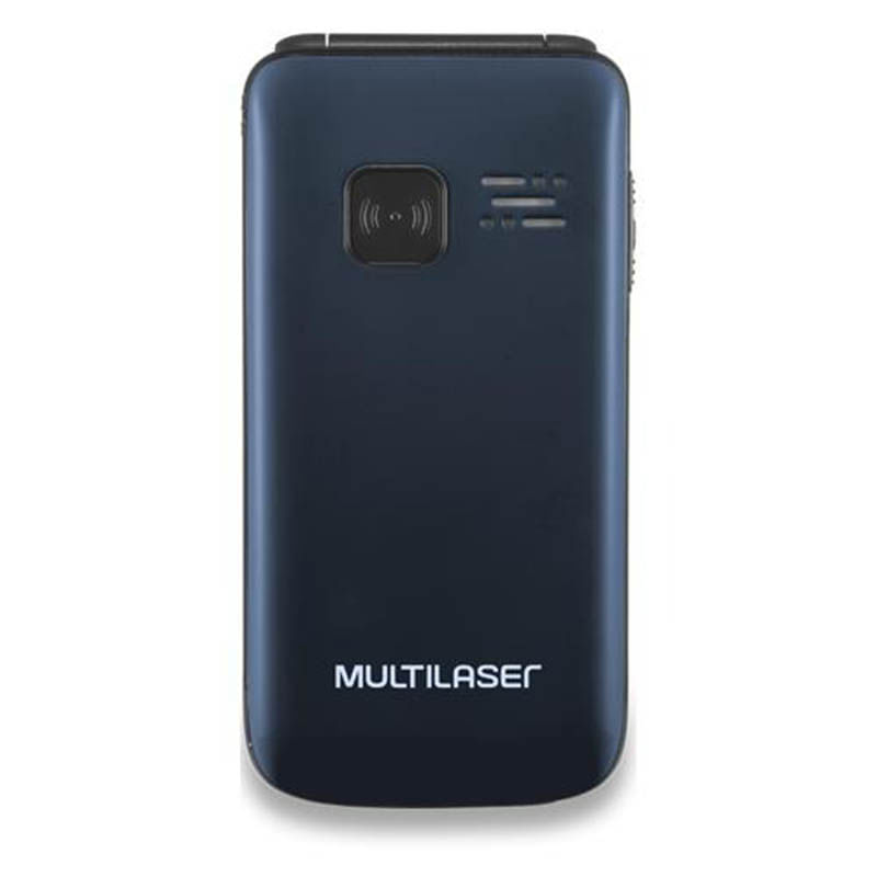 Miniatura Celular De Idoso Azul Botao SOS Dual Chip MP3 SMS 32GB