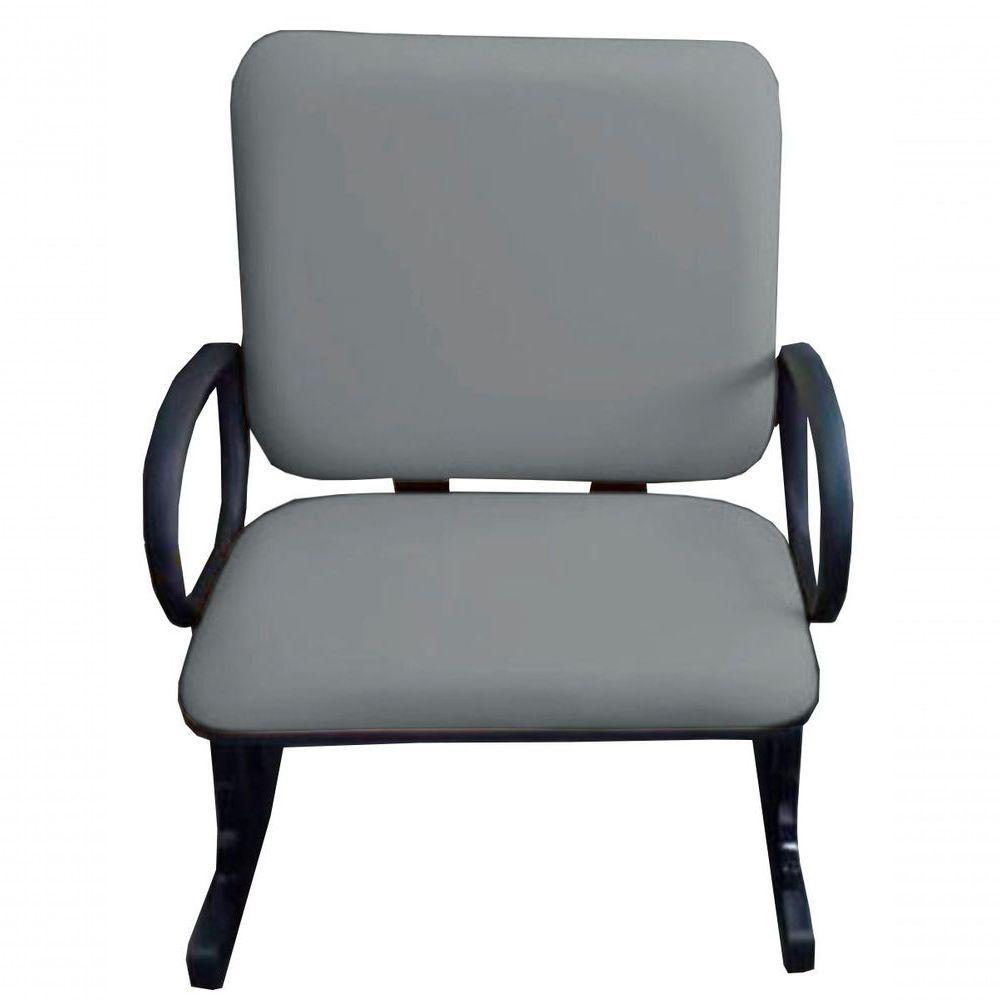 Miniatura 02 Cadeiras Para Escritório Para Obesos Até 250kg Cinza