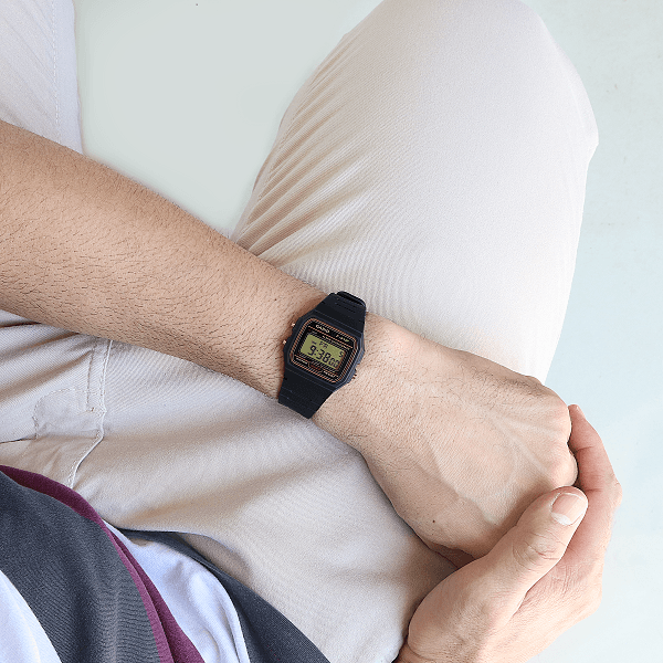 Miniatura Relógio Digital Masculino Casio Preto F91WG9QDF