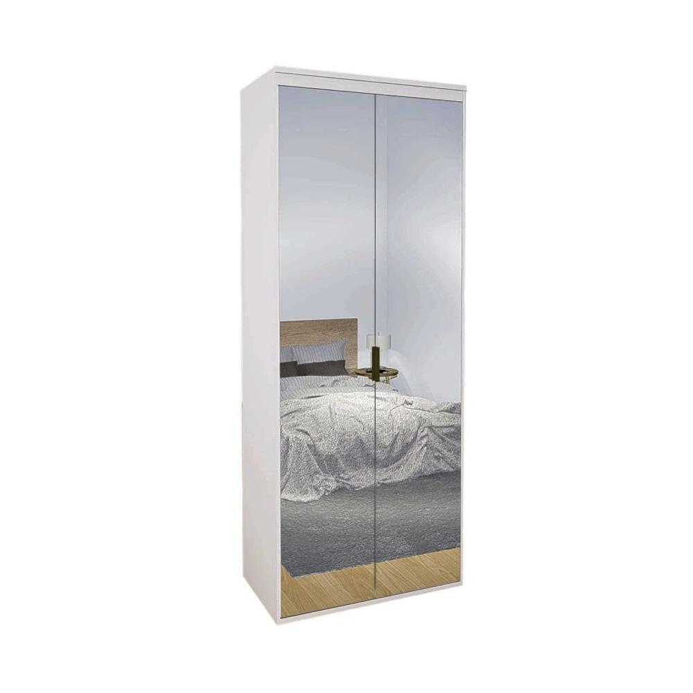 Miniatura Módulo 900mm 2 Portas Espelhadas 3 Gavetas Belmax Branco