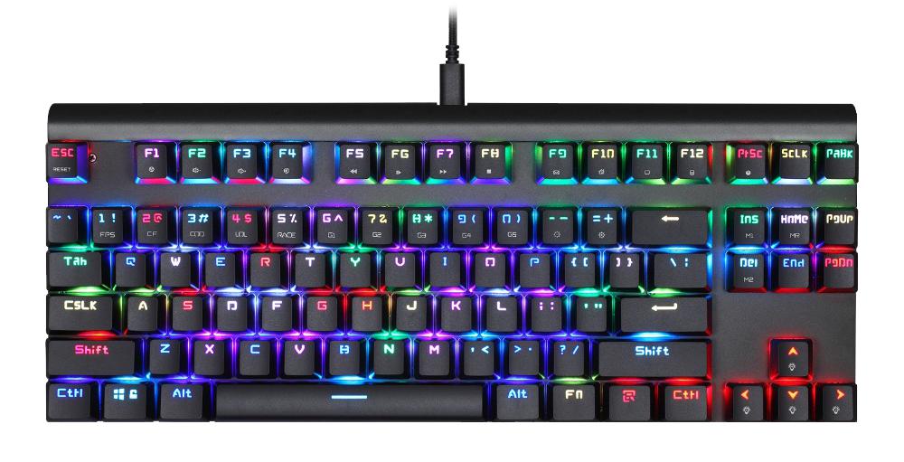Miniatura Teclado Mecânico Motospeed Ck101 Preto Outemu Azul Rgb Homologação: 34501305969