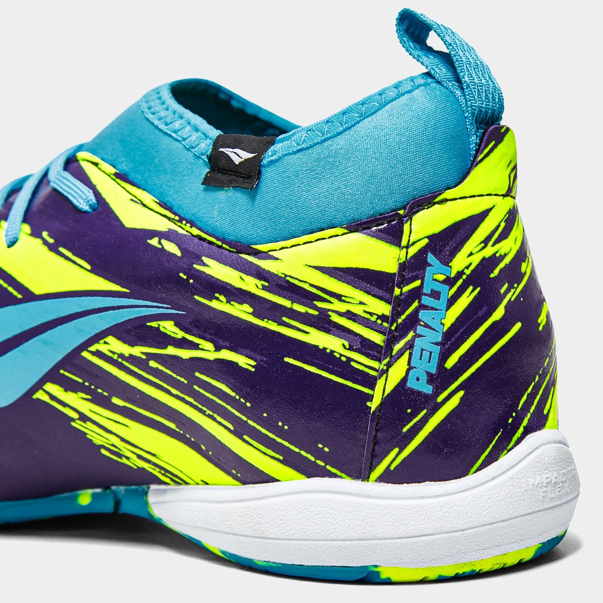 Chuteira Futsal Penalty Rx Locker Y-4 Masculina Roxo+Amarelo - 44