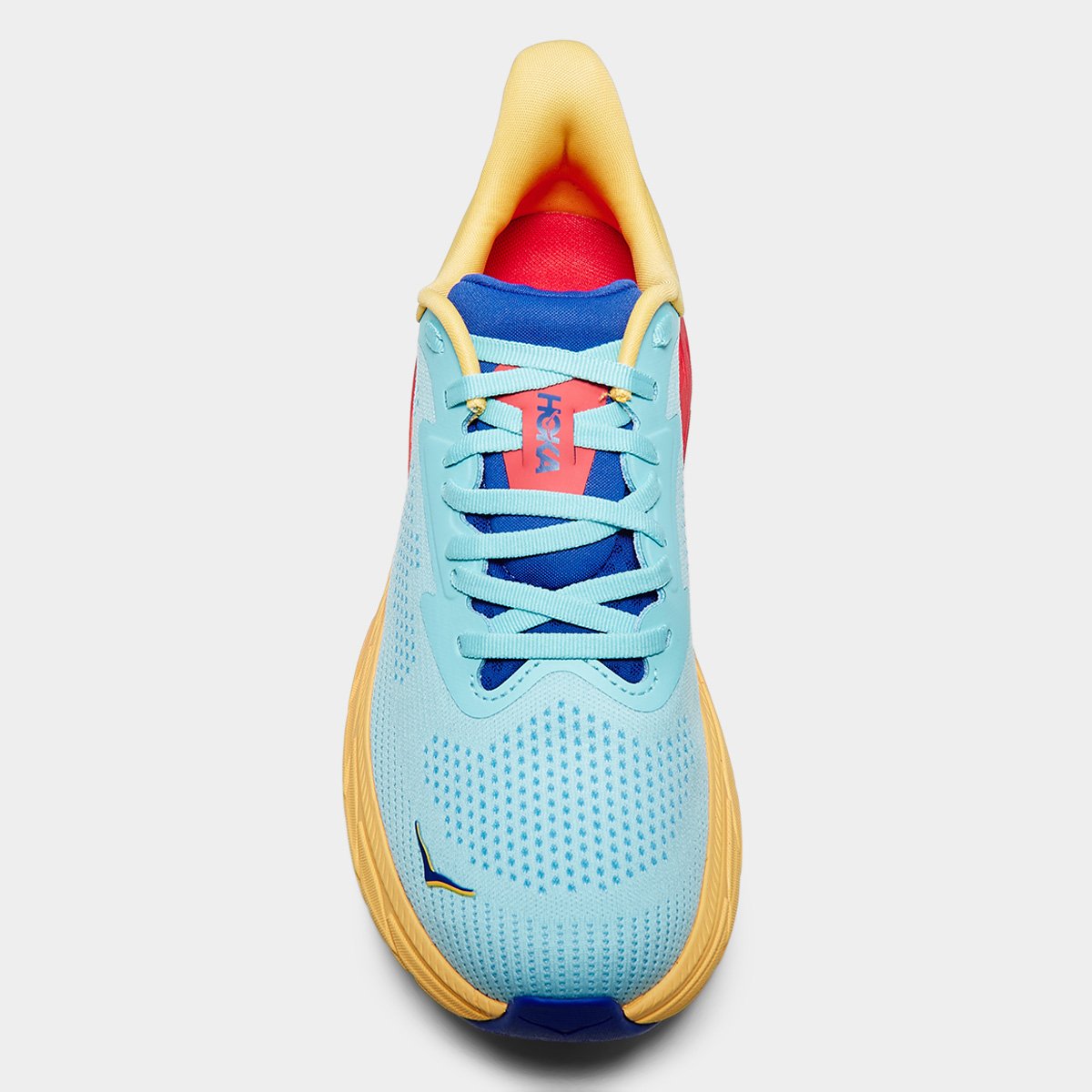 Miniatura Tênis Hoka Arahi 7 Feminino Azul+amarelo - 36