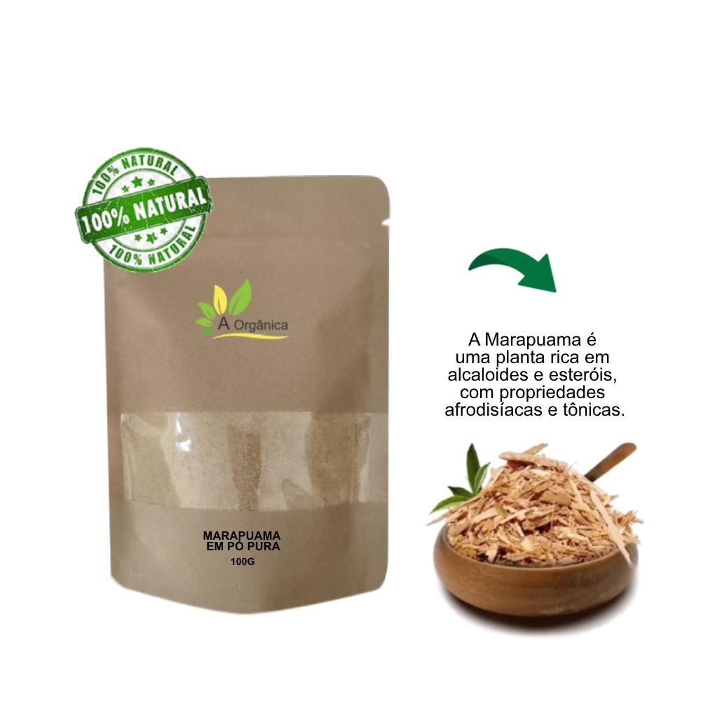 Miniatura Marapuama Em Pó Pura 100G Sabor Natural