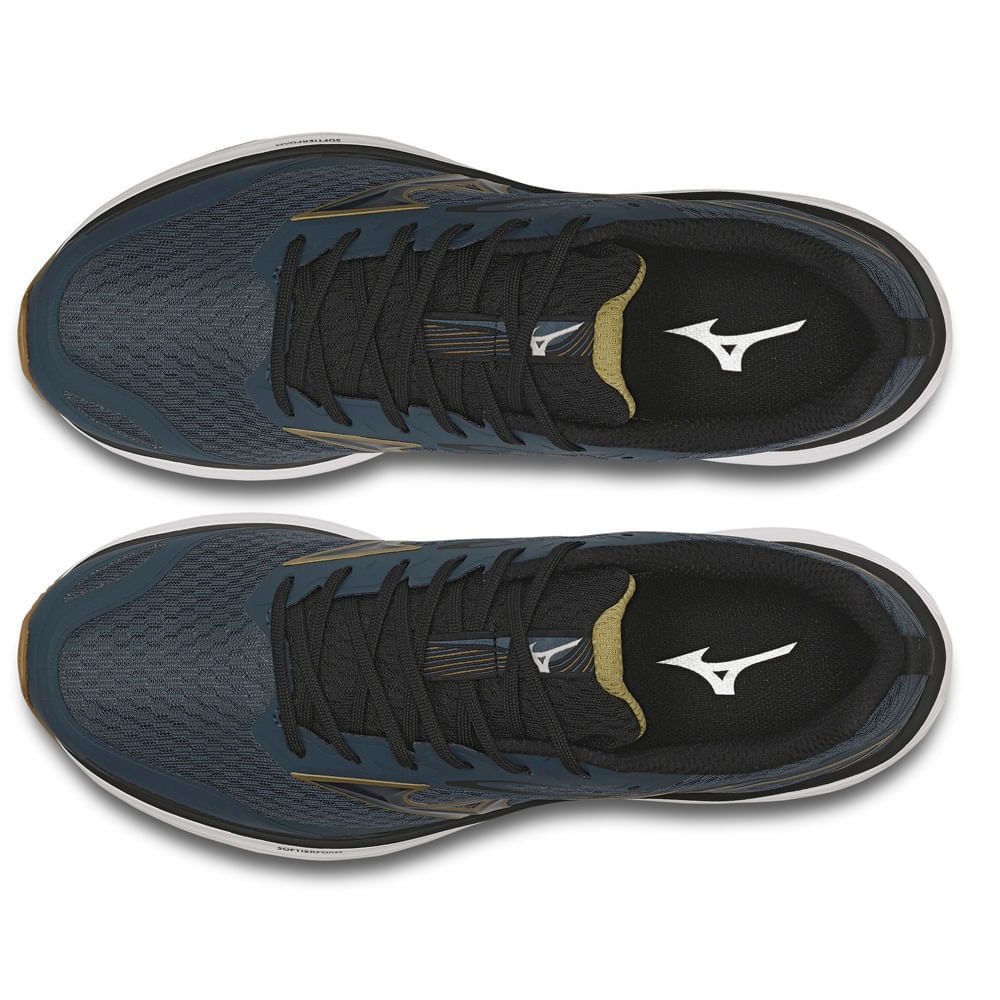 Miniatura Tênis de Corrida Masculino Mizuno Atlantis 2 Cinza - 38