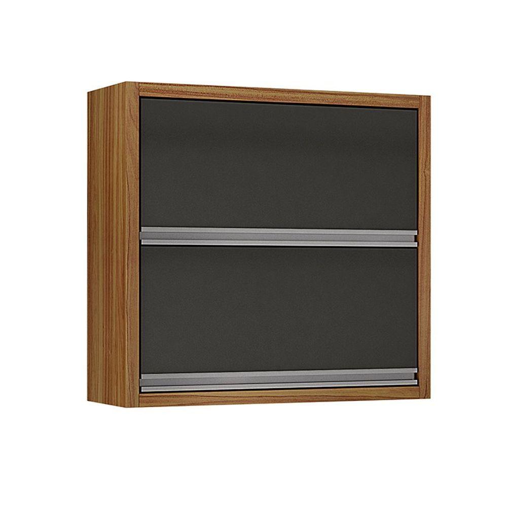 Miniatura Armário Aéreo 2 Portas Jade Chf Carvalho/grafite