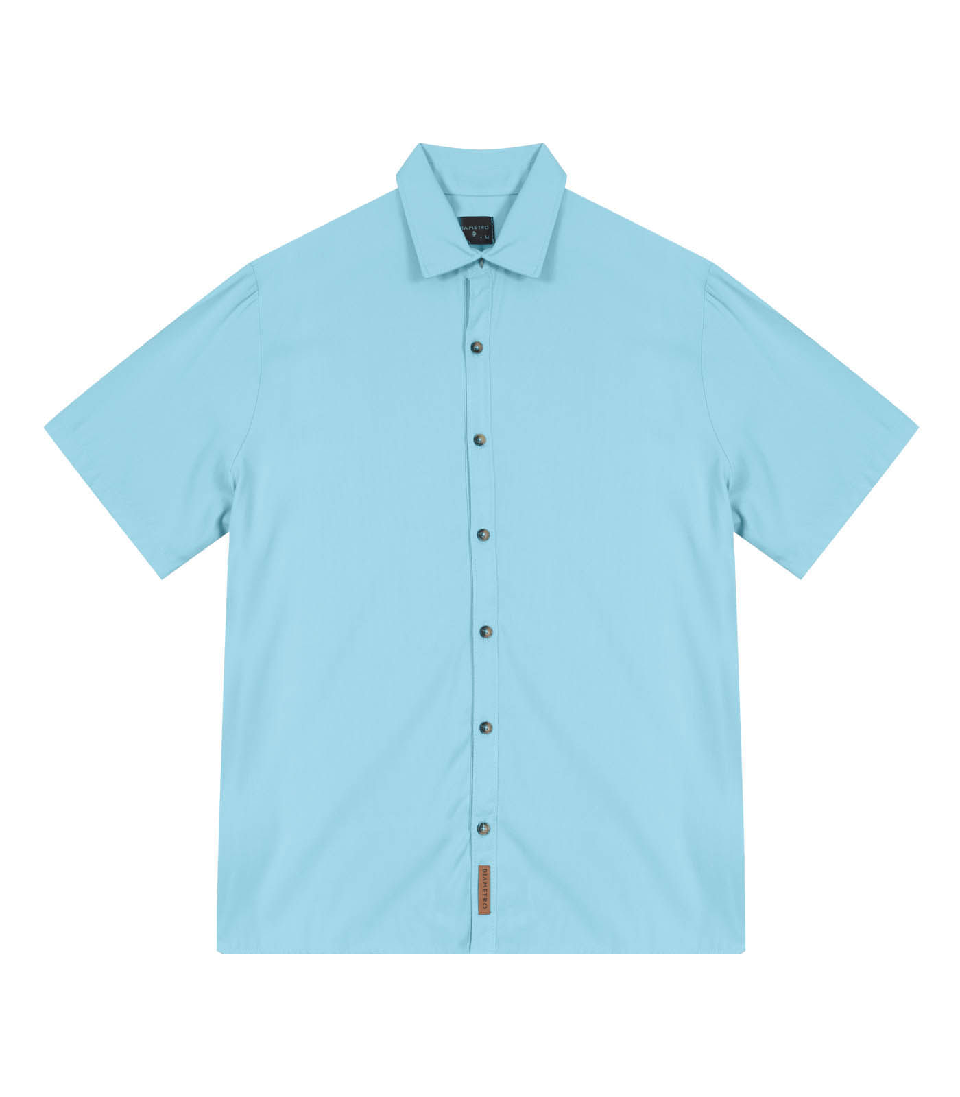 Camisa Masculina Em Viscose Dobby Diametro Azul G