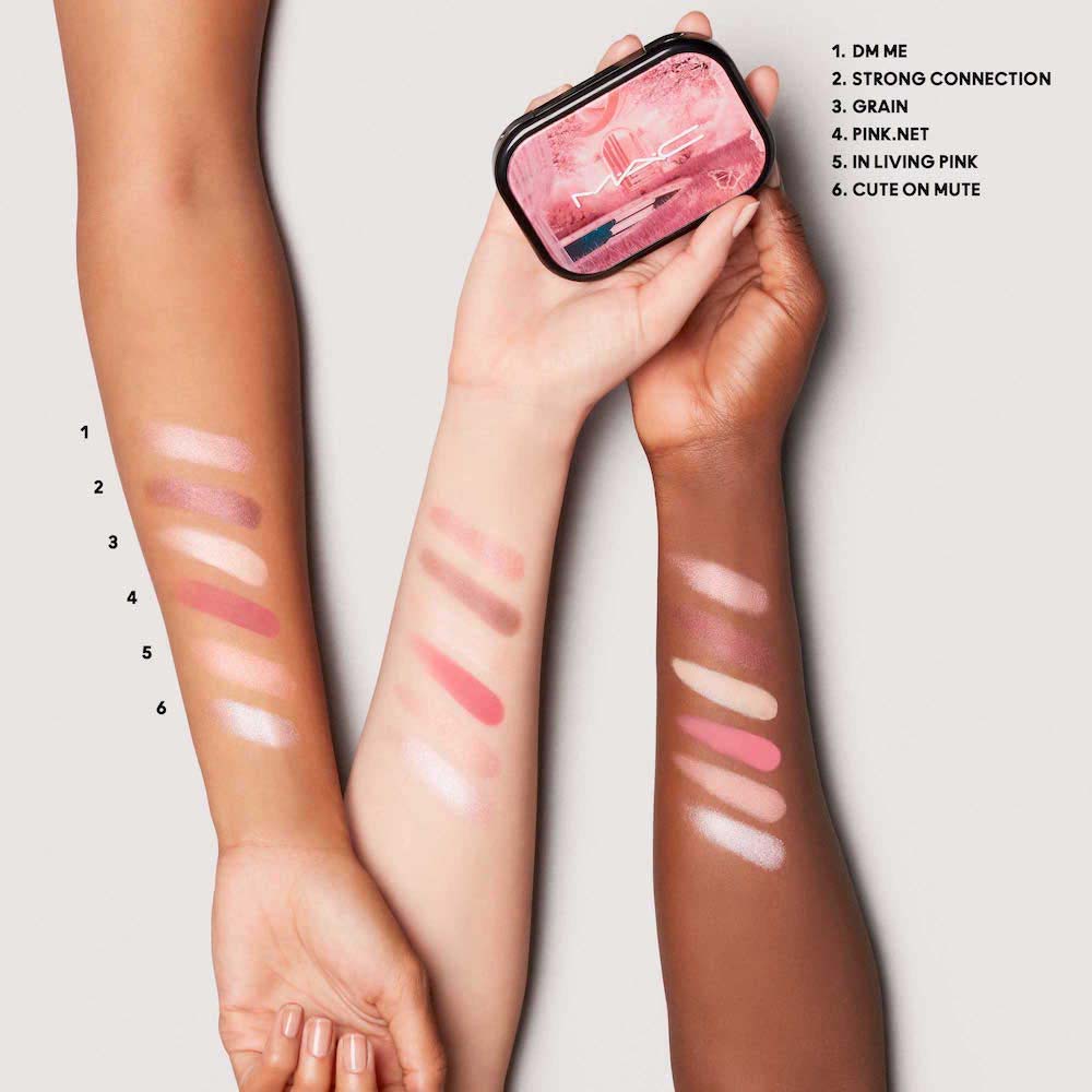 Paleta de Sombras MAC Connect In Colour Eye Shadow Palette Rose Lens 1 Un