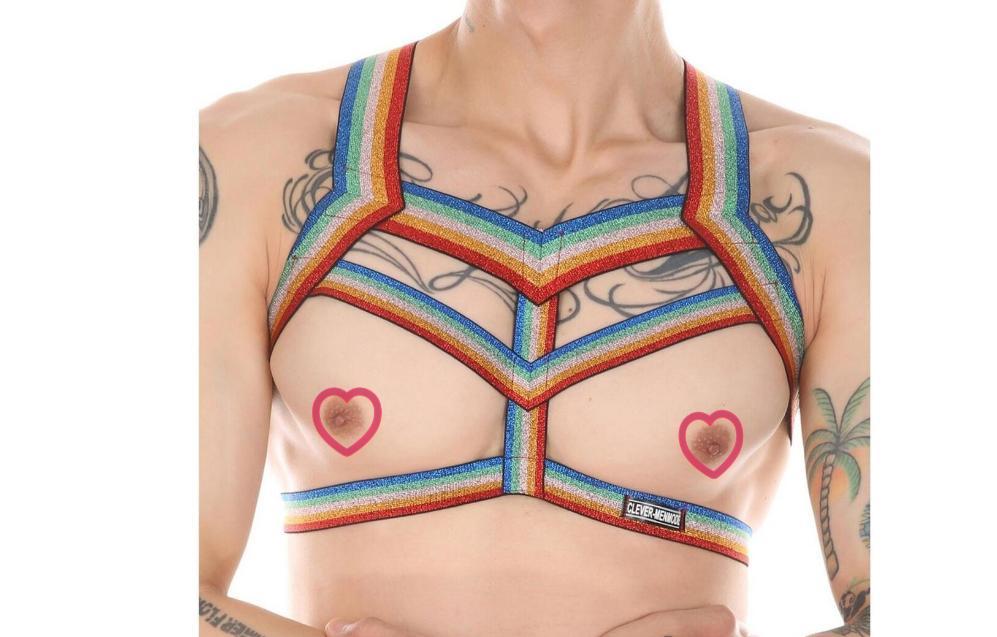 Miniatura Tatuagem Temp. Coração Moldura Peito 2 un.