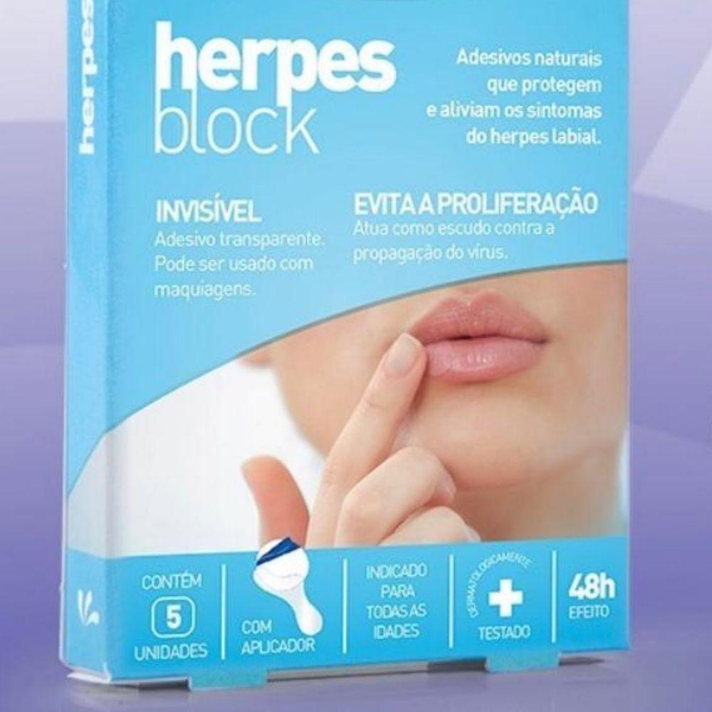 Miniatura Adesivos Naturais Herpes Block - Kit 4 Caixas