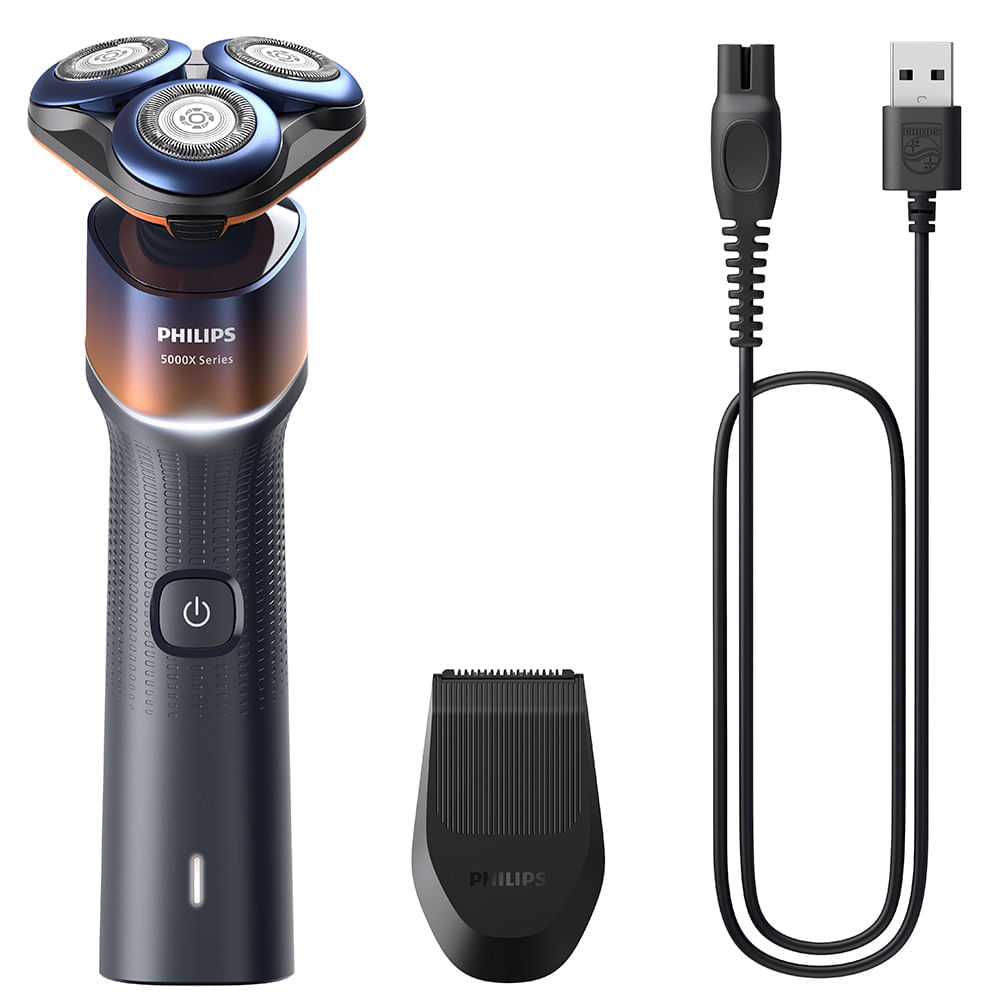 Miniatura Barbeador Elétrico Philips SkinGlide, Uso Molhado X5012/05 Bivolt
