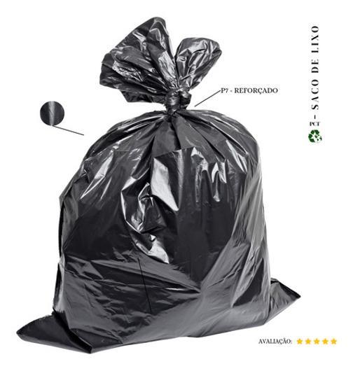 Miniatura Saco De Lixo 200 Litros P7 - Reforçado 50 Unidades