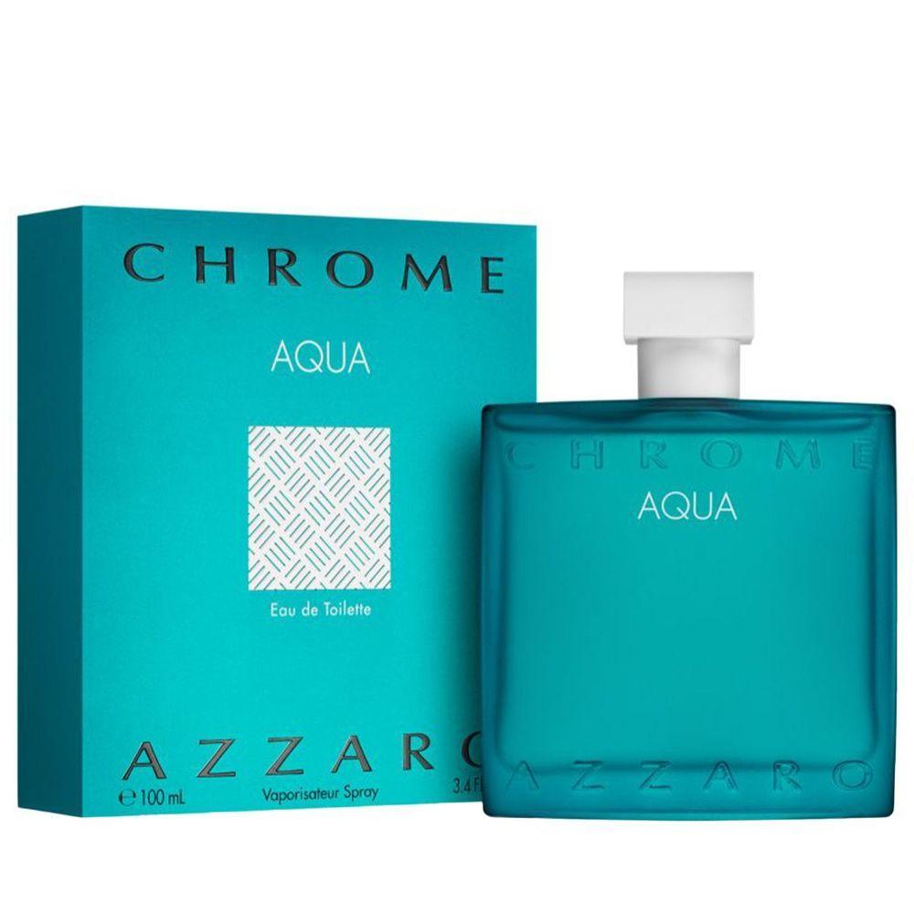 Miniatura Azzaro Chrome Aqua Eau De Toilette - Perfume Masculino 100ml