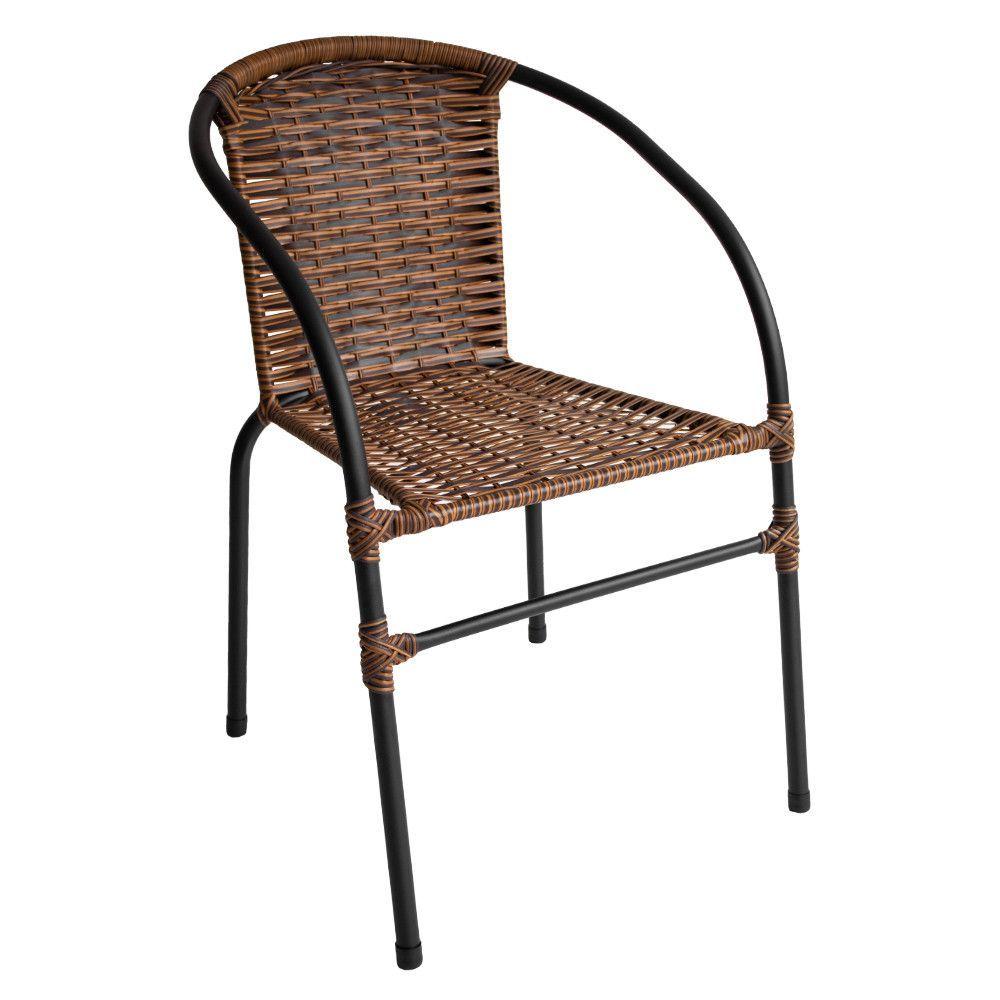 Miniatura Cadeira Para área Externa Happy Hour De Aço E Fibra Sintética Acesse Móveis Argila