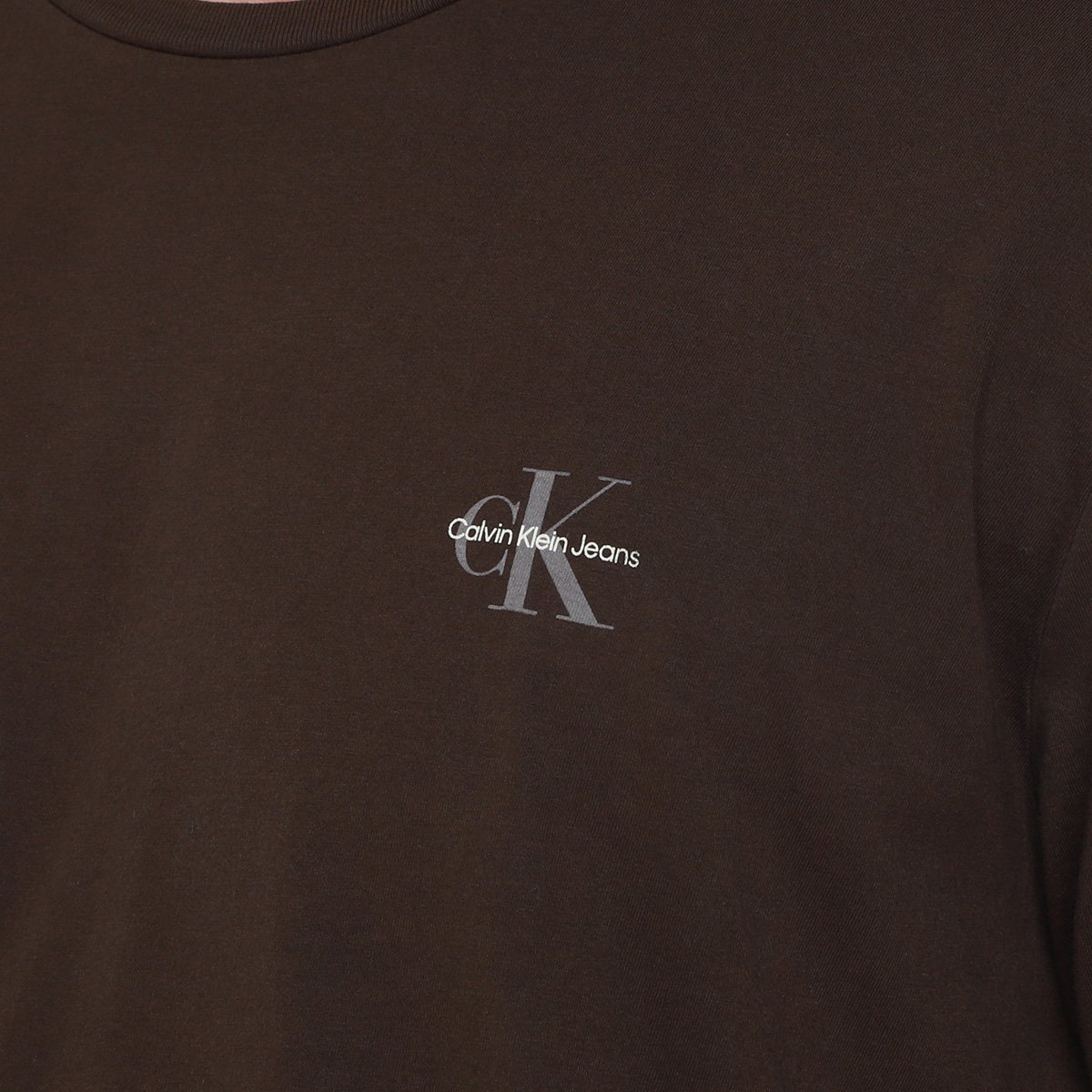 Miniatura Camiseta Calvin Klein Reissue Masculina Marrom - GG