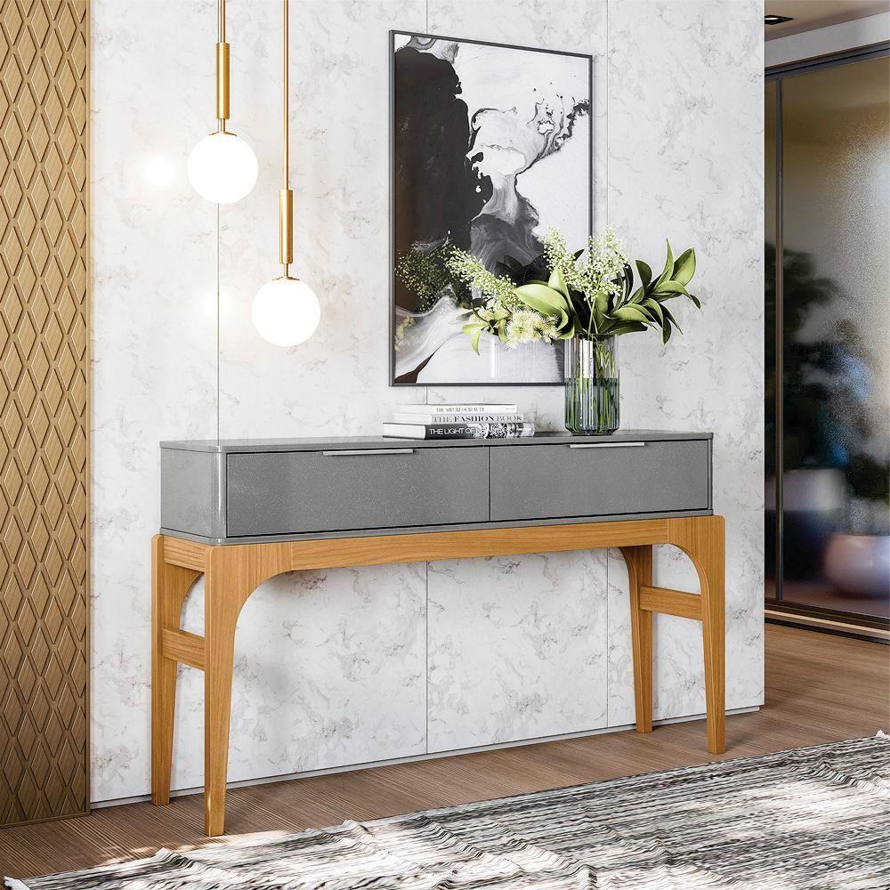 Miniatura Bancada 2 Portas Leu Cinza Perolizado Tauari