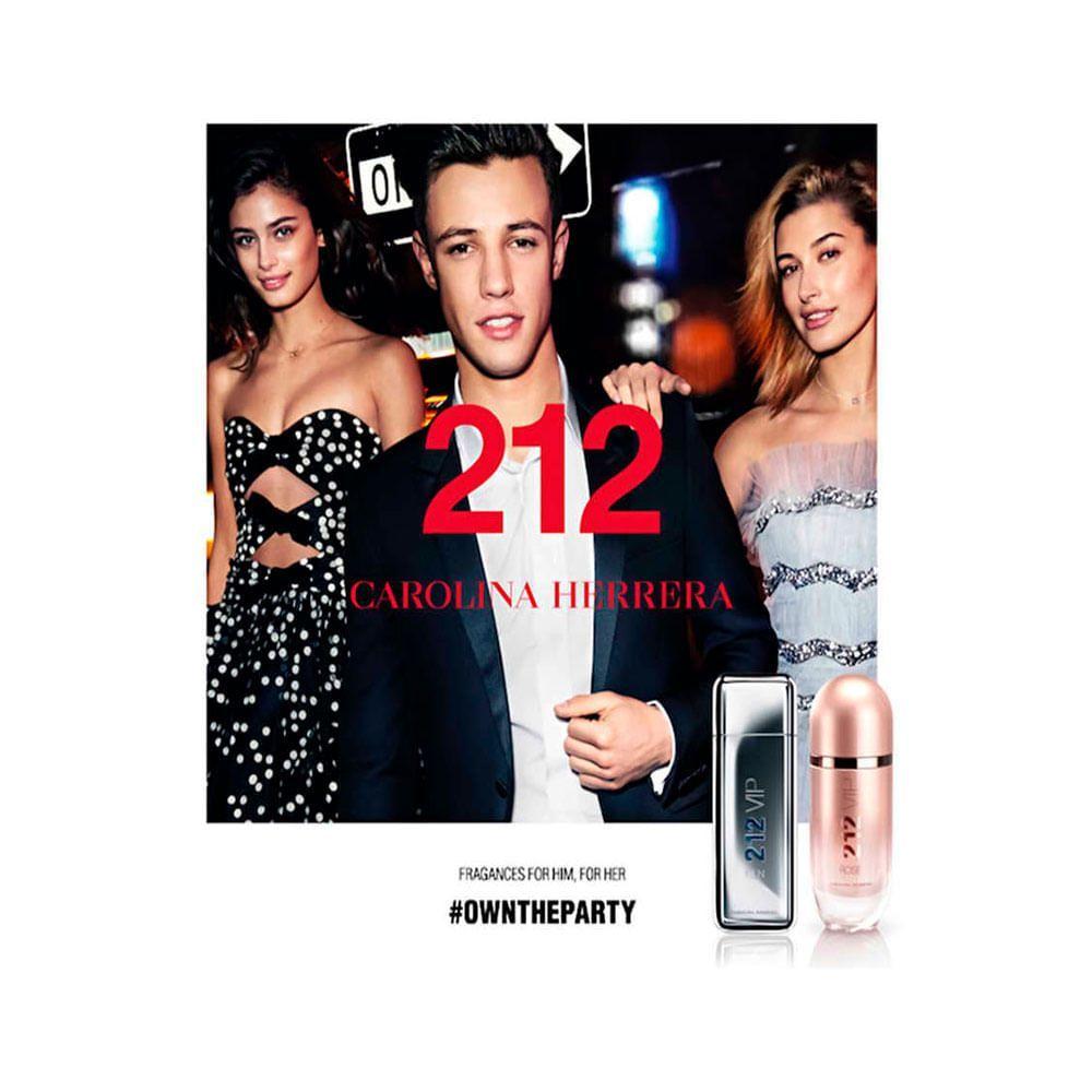Miniatura Carolina Herrera 212 Vip Men Eau De Toilette - Perfume Masculino 200ml