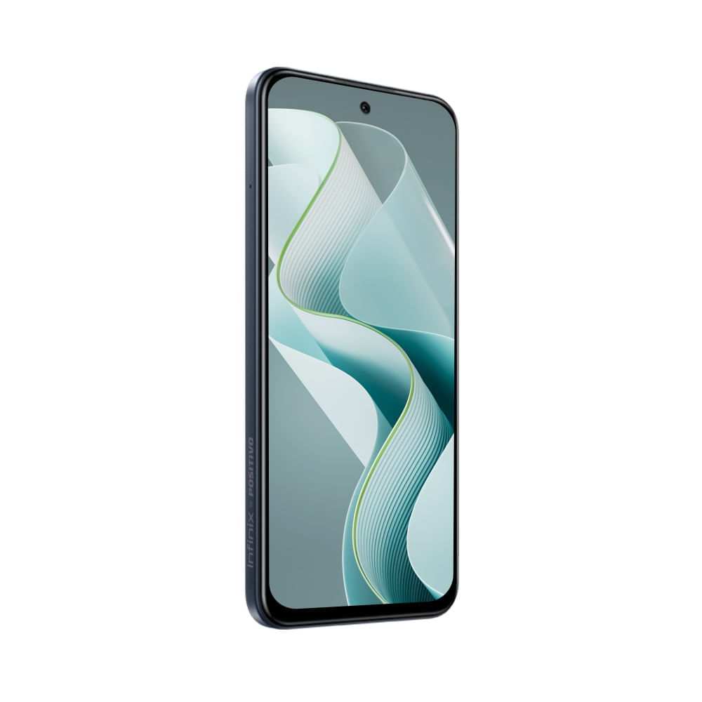 Smartphone Infinix Hot 50i 4GB RAM 256GB 4G Câmera Dupla 48MP+ Selfie 8MP NFC 5000mAh 6,7” 120Hz - Preto Obsidiana