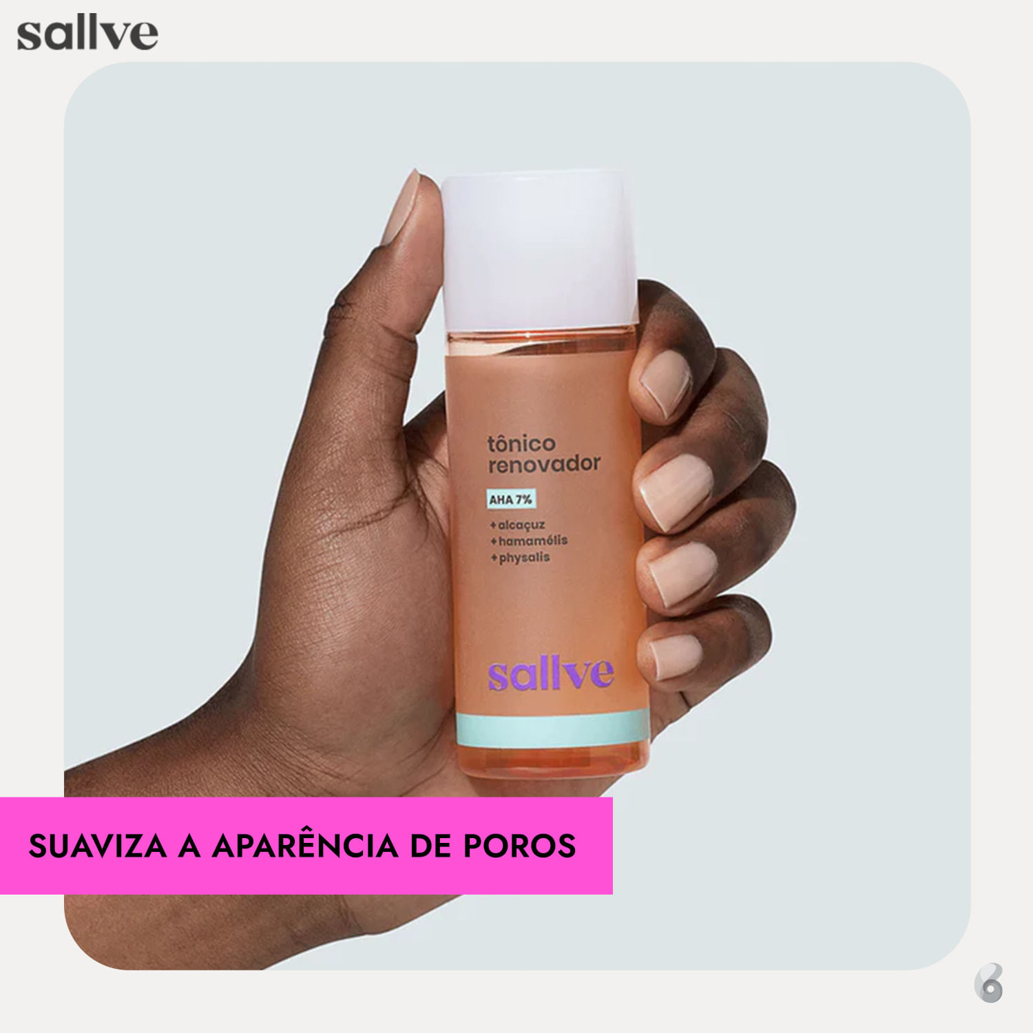 Sallve Tônico Renovador - Tratamento Facial 120ml