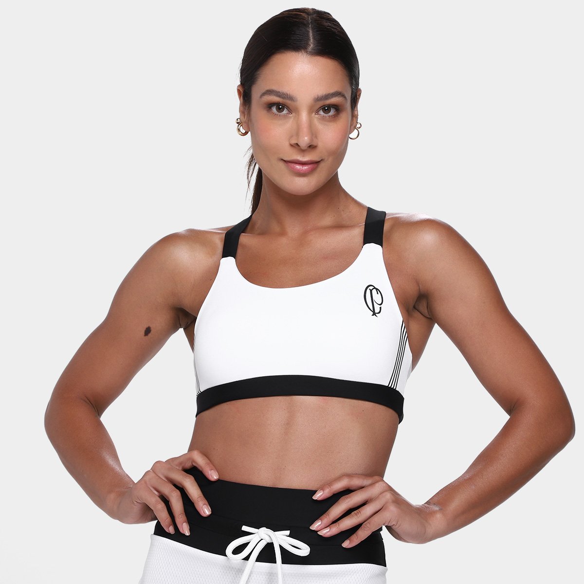 Miniatura Top Corinthians Coimbra Feminino Branco - G