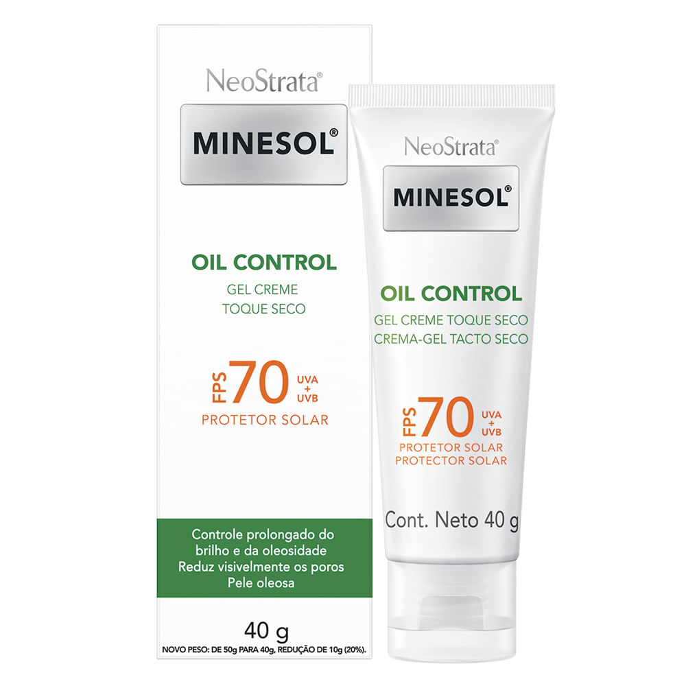 Miniatura Protetor Solar Neostrata - Minesol Oil Control  FPS 70 40g