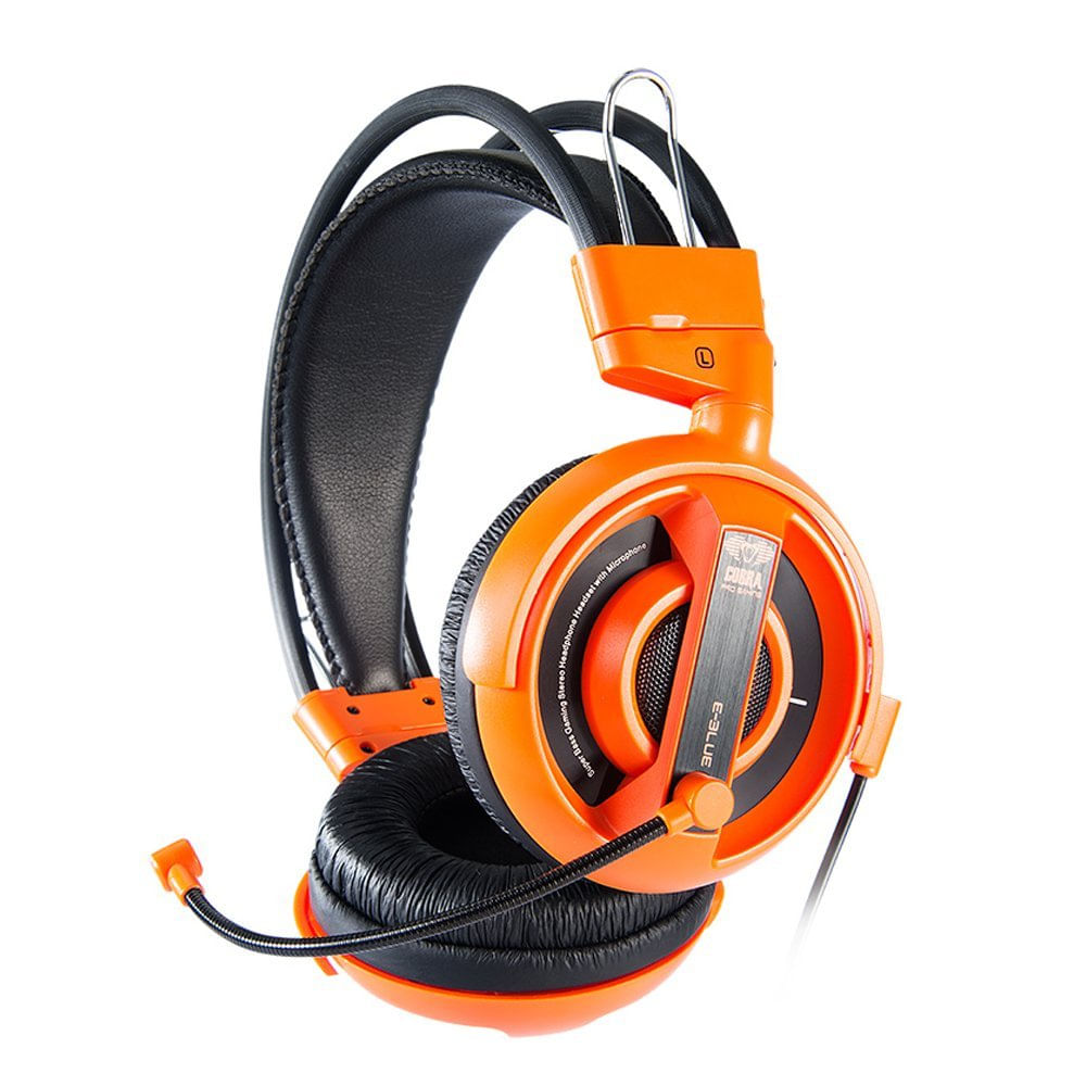Miniatura Headset Fone de Ovido Gamer E-BLUE Cobra HS Laranja