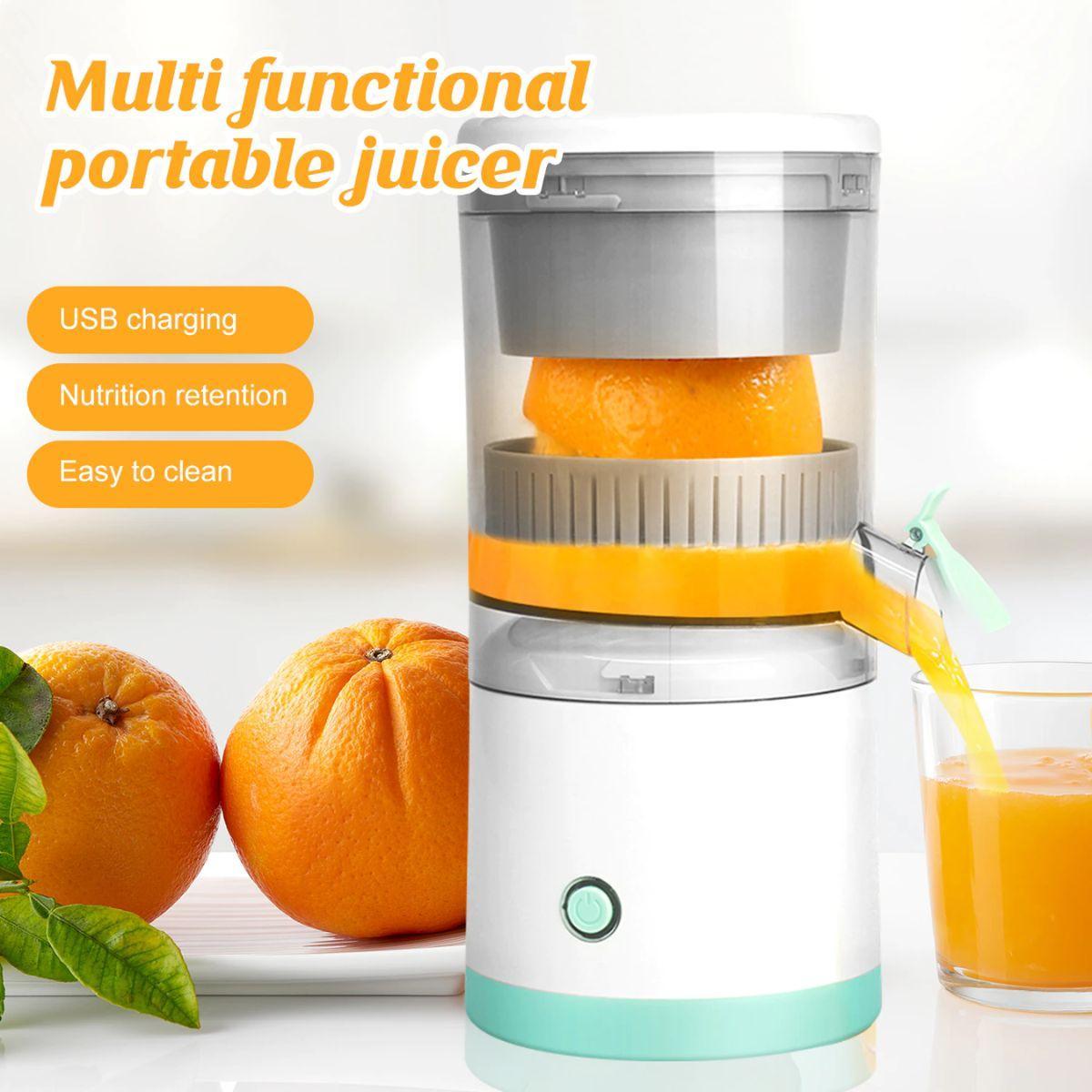 Miniatura Espremedor Laranja Frutas Sem Fio Elétrico Portátil Bivolt