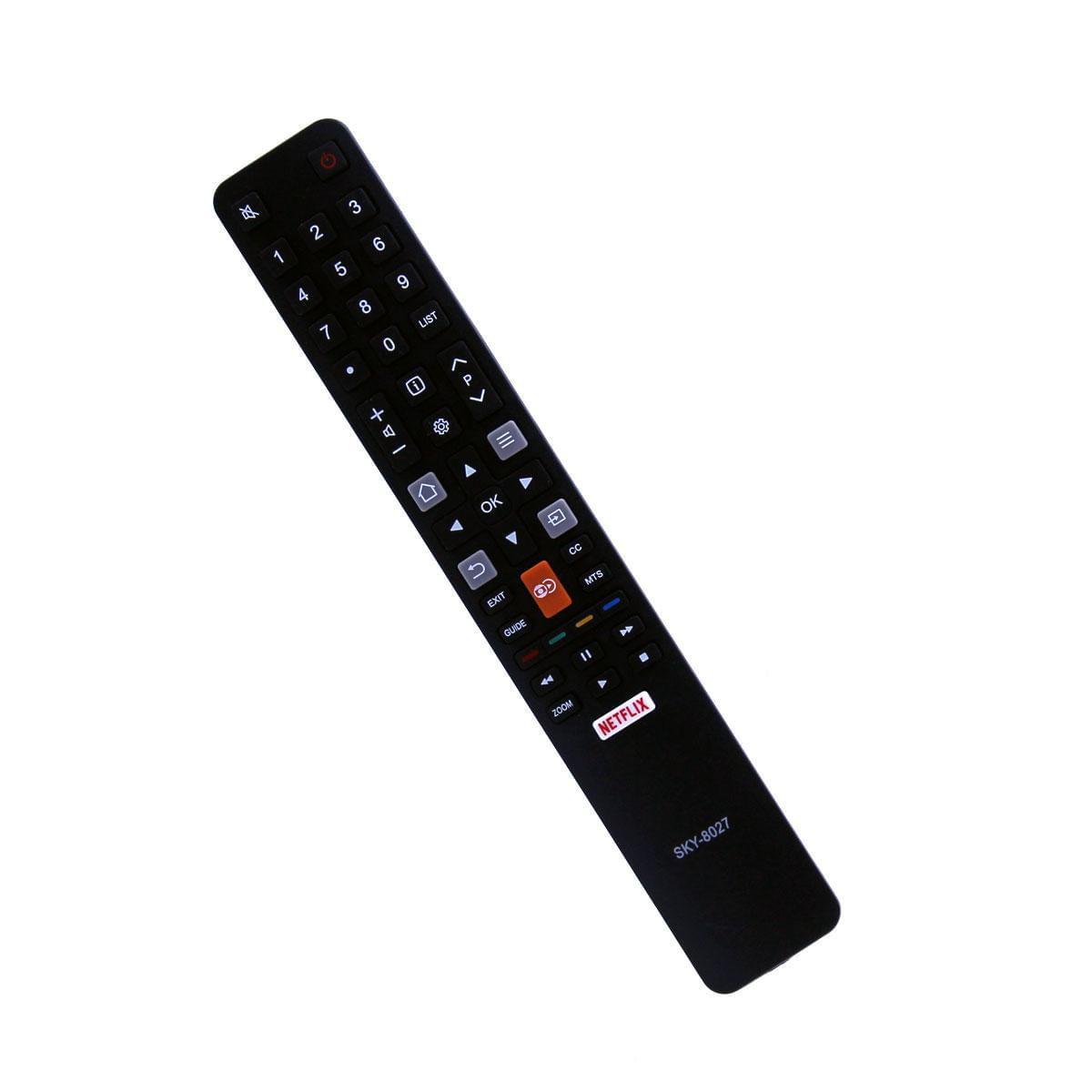 Miniatura Controle Remoto Para Tv Semp Tcl 43 Led Hd L43S4900Fs