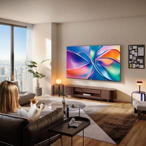 Smart TV 43” 4K Hisense 43Q6QV QLED HDR10 Dolby Atmos Vidaa U9 Preto